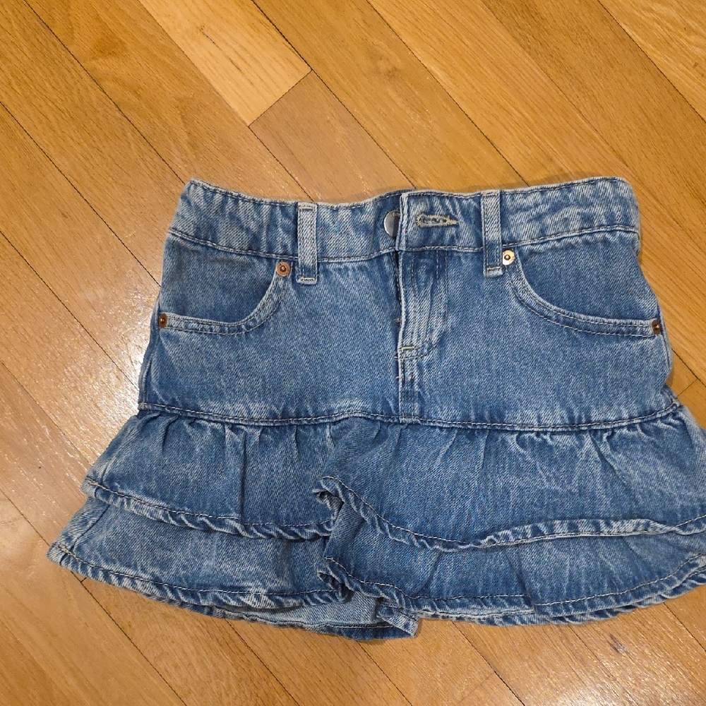 Zara Blue Denim Skirt